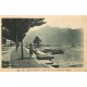 5 cpa 73 AIX-LES-BAINS. Grand Cercle, Lac, Plage, Col Dent du Chat et Bourdeau Grotte Lamartine