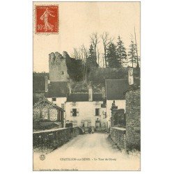 21 CHATILLON-SUR-SEINE. La Tour de Gissey 1907 animation