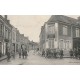 72 BOULOIRE. Route du Grand Lucé écoliers devant le Café 1922