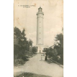 2 x cpa 17 ILE D'OLERON. Le Phare de Chassiron et du Château 1912