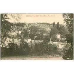 carte postale ancienne 21 CHATILLON-SUR-SEINE. Vue générale