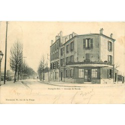 3 x cpa 93 NOISY-LE-SEC. Café Restaurant Martin av de Bondy, Gay Frères carrefour rue Brémont et Hôtel Moderne rue Forge