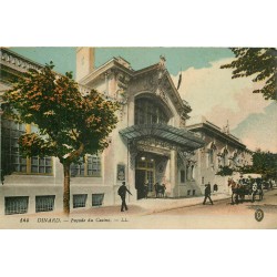 3 x cpa 35 DINARD. Casino, Pointe de la Malouine et Grand Casino Hôtel Royal, baigneurs et canoé