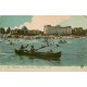 3 x cpa 35 DINARD. Casino, Pointe de la Malouine et Grand Casino Hôtel Royal, baigneurs et canoé