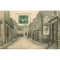 72 NOYEN-SUR-SARTHE. La Poste et Tabac sur Grande Rue vers 1909