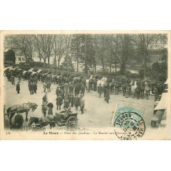 72 LE MANS. Marché aux Chevaux Place des Jacobins 1904