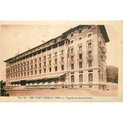 4 cpa 66 FONT-ROMEU. Grand-Hôtel, Esplanade, la Cerdagne et les Villas
