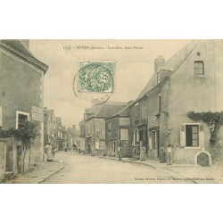 72 NOYEN. Café Carrefour Saint Pierre 1907
