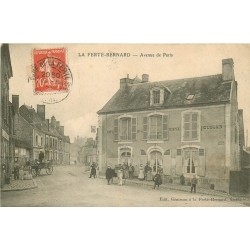 72 LA FERTE-BERNARD. Hôtel de la Perdrix Poussain Avenue de Paris 1909