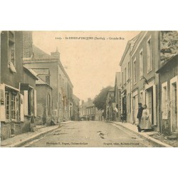 72 SAINT-DENIS-D'ORQUES. Tabac sur Grande Rue 1917