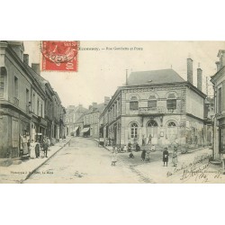 72 ECOMMOY. La Poste rue Gambetta 1908