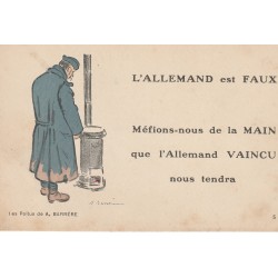 Militaria Les Poilus de BARRERE. L'Allemand est Faux...