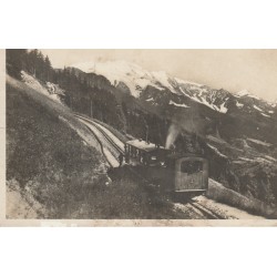 74 SAINT-GERVAIS-LES-BAINS. Train à crémaillère du Mont-Blanc et Glacier de Miage