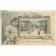 carte postale ancienne 21 DIJON. Carte fantaisie Fillette et tableau 1909