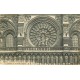 8 x cpa Paris NOTRE-DAME. Coeur Chapelle, Stalles, Rosace Transept Tympan Portail Nef Rois Israël