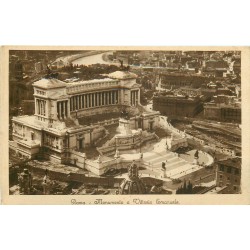 3 cpa ROMA. Monumento Vittorio Emanuele, Teatro Marcello, Rovine Foro Giulio Cesare