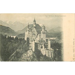 3 cpa ALLEMAGNE. Schloss Neuschwanstein, & Hohenschwangau