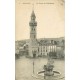 2 x cpa 27 EVREUX. Place du Marché neuf 1934 et Tour de l'Horloge
