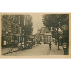 5 cpa NOISY-LE-SEC Gare Bd République, voiture ancienne rues Bethisy de Pantin, les Ecoles, tramway Place Jeanne d'Arc