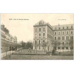 carte postale ancienne 21 DIJON. Ecole de Théologie Catholique. Le Jardinier