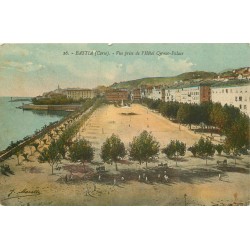 7 cpa CORSE. Bastia, Sanctuaire Lavasina, Sainte Dévote, Lion Rocapina et Ajaccio