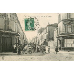 5 cpa NOISY-LE-SEC Boucherie Coiffeur rue Forge Vierge Goulet Mairie Place Jeanne d'Arc Monument aux Morts et Tailleur