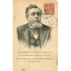 5 cpa 47 MEZIN Président et Place Armand Fallières, Hôpital, Péristyle Châteaux Trégnan & Carboste