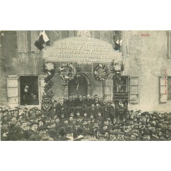 5 cpa 47 MEZIN. Réunion pour Fallières, Pont Gélise, Cathédrale, Château Treignan et Porte Anglaise