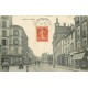 5 cpa 93 NOISY-LE-SEC. Familistère Rue Forge, Bd Gambetta, Mairie, Pont sur Canal et Gare avec tramway