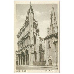 carte postale ancienne 21 DIJON. Eglise Notre-Dame LL 221