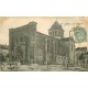 5 cpa 47 MEZIN. L'Eglise Saint-Jean, Promenade du Club, Cathédrale et Porte entrée