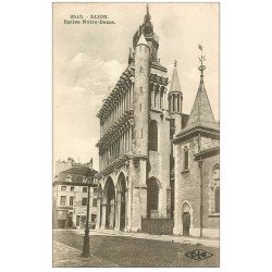 carte postale ancienne 21 DIJON. Eglise Notre-Dame. CLB 3515