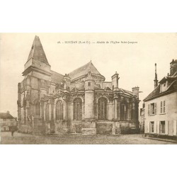 carte postale ancienne 78 HOUDAN. L'Eglise Saint-Jacques
