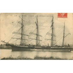 Bateaux à Rouen. LE QUEVILLY quatre-mâts 1911