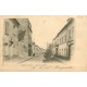 5 cpa 93 NOISY-LE-SEC. Rue de la Madeleine, Couleurs rue Pont, Charcuterie rue Merlan, Tabac rue Jean-Jaurès et Ecoles