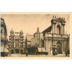 carte postale ancienne 21 DIJON. Eglise Saint-Michel et Bourse du Commerce