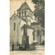 5 cpa 47 MEZIN. Souvenir Présidentiel, Château Parron, Eglise St-Jean et Monument
