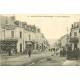 2 Cpa 63 SAINT-ELOY-LES-MINES. Au Bon Marché rue Nationale et l'installation des Manoirs 1903