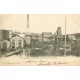 2 Cpa 63 SAINT-ELOY-LES-MINES. Au Bon Marché rue Nationale et l'installation des Manoirs 1903