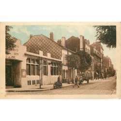 5 cpa 93 NOISY-LE-SEC La Poste Bar Gand Hôtel Moderne rue J.Jaurès, animation rue Forge, Place de la Mairie et La Vierge