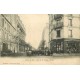 5 cpa 93 NOISY-LE-SEC La Poste Bar Gand Hôtel Moderne rue J.Jaurès, animation rue Forge, Place de la Mairie et La Vierge