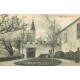 5 cpa 47 MEZIN. Château de Carboste, Chemin vers village, Eglise Saint-Jean, Porte Anglaise