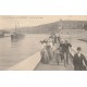 76 LE TREPORT. Bateau de pêche dans le Port et la Jetée 1904