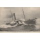 76 VEULES-LES-ROSES. Le Bateau à aube de Trouville par gros temps