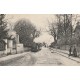 77 BARBIZON. Train Tramway à l'Entrée du Village 1909