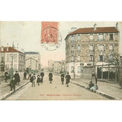 5 cpa 93 NOISY-LE-SEC. Bd Michelet, Gendarmerie Av République, Eglise, la Poste rue de la Forge et la Gare