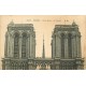 8 cpa Paris EGLISE NOTRE-DAME. Chimère, Nef, Evangélistes, Façade, Portail et Transept