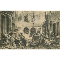 Belgique Liège GUERRE 1914-18 L'Incendie de Visé 1919