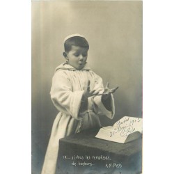 6 cpa sur la Religion Christianisme. LE PREDICATEUR jeune prêtre 1902