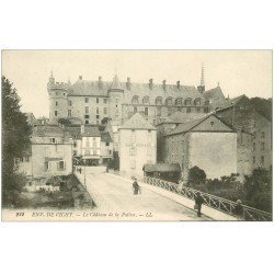 carte postale ancienne 03 LAPALISSE. Le Château et Café Morand